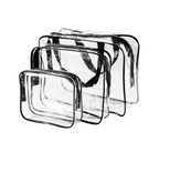 Tres Organizadores Malubero Transparente para Cosméticos