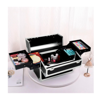 Foto 5 | Foto 5 | Maletín Neceser Reforzada Cosmetiquera Profesional Belleza color Negro