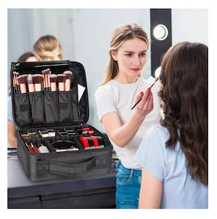 Foto 3 | Foto 3 | Estuche Organizador de Maquillaje de Viaje Negro