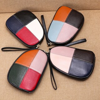 Foto 3 | Foto 3 | Bolso Perdream Con Costuras De Colores En Contraste Para Mujer Mobile - Venta Internacional.