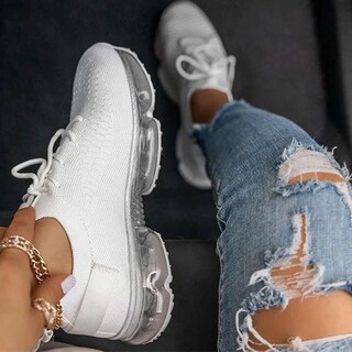 Foto 4 | Foto 4 | Zapatillas Nausk Mesh Air Cushion Flat Antideslizantes Para Mujer - Venta Internacional.