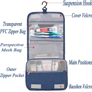Foto 3 | Foto 3 | Bolsa De Viaje Organizadora De Cosméticos Vesnahome 200 Ml - Venta Internacional.