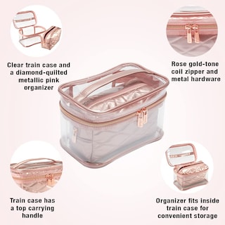 Foto 2 | Foto 2 | Bolsa de Maquillaje Conair Travel Grande Color Rosa - Venta Internacional