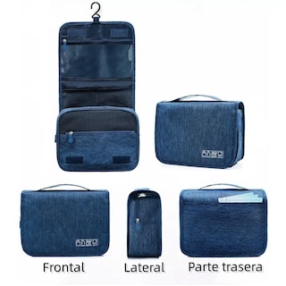 Foto 3 | Foto 3 | Bolso Organizador de Maquillaje Azul Marino para Viaje