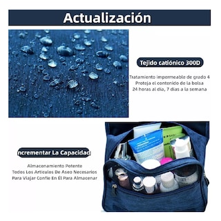 Foto 4 | Foto 4 | Bolso Organizador de Maquillaje Azul Marino para Viaje
