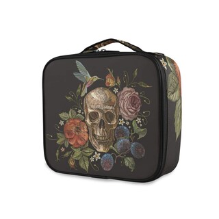 Foto 1 | Foto 1 | Estuche De Maquillaje De Viaje Alaza Day Of The Dead Skull Rose - Venta Internacional.