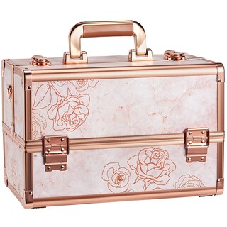 Foto 1 | Foto 1 | Estuche De Maquillaje Joligrace Professional Con Separadores En Oro Rosa - Venta Internacional.