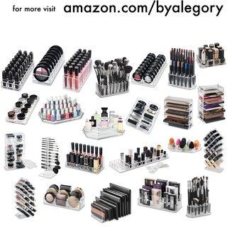 Foto 7 | Foto 7 | Paleta Organizadora De Sombras De Ojos Y Maquillaje De Alegory, Acrílico, Juego De 3 - Venta Internacional.