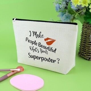 Foto 6 | Foto 6 | Bolsa De Maquillaje Gevody Para Artista De Maquillaje, Regalo Para Mujer, 25 X 17 Cm - Venta Internacional.