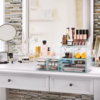 Foto 4 | Foto 4 | Organizador De Maquillaje Sorbus, Grande, Transparente, Con 12 Cajones Y Soporte - Venta Internacional.