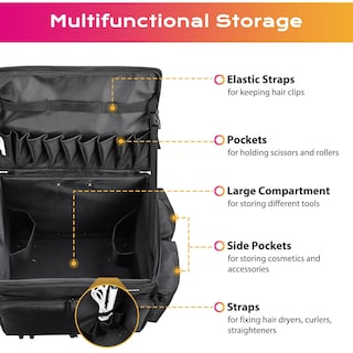 Foto 4 | Foto 4 | Funda Rolling Makeup Train Byootique Plegable de Nailon 1680D - Venta Internacional