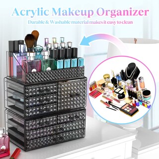 Foto 5 | Foto 5 | Organizador de Maquillaje Awenia Apilable con 8 Cajones paquete de 3 - Venta Internacional