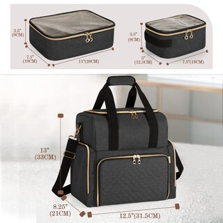 Foto 6 | Foto 6 | Cosmetiquera Luxja Large Travel con 3 Fundas Extraíbles - Venta Internacional