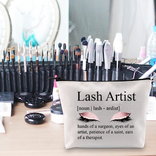 Foto 7 | Foto 7 | Bolsa de Maquillaje Pofull Lash Artist Gift 1de Algodón - Venta Internacional
