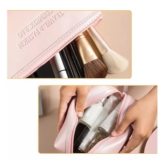 Foto 2 | Foto 2 | Estuches De Maquillaje Bolsa Cosmetiquera Set 3 Neceser Rosa