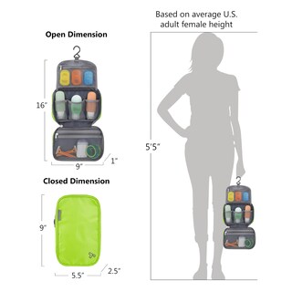 Foto 2 | Foto 2 | Kit De Aseo Travelon Compact Para Colgar, Color Carbón - Venta Internacional.