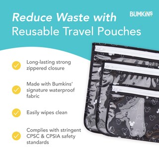 Foto 5 | Foto 5 | Bolsa De Viaje Bumkins Disney Toiletry Aprobada Por La Tsa, Juego De 3 - Venta Internacional.