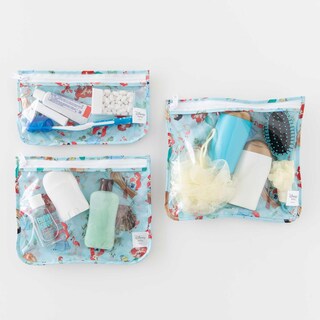 Foto 2 | Foto 2 | Set De 3 Bolsas De Viaje Bumkins Disney Ariel Toiletry Aprobadas Por La Tsa - Venta Internacional.