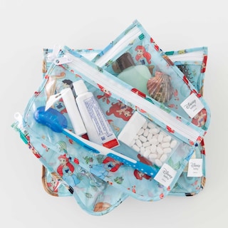Foto 3 | Foto 3 | Set De 3 Bolsas De Viaje Bumkins Disney Ariel Toiletry Aprobadas Por La Tsa - Venta Internacional.