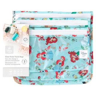 Foto 6 | Foto 6 | Set De 3 Bolsas De Viaje Bumkins Disney Ariel Toiletry Aprobadas Por La Tsa - Venta Internacional.