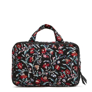 Foto 3 | Foto 3 | Funda Organizadora De Maquillaje Vera Bradley Cotton Perennials Noir - Venta Internacional.