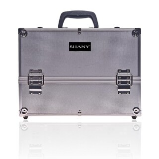 Foto 2 | Foto 2 | Estuche De Maquillaje Shany Essential Pro Con Cerraduras, Color Plateado - Venta Internacional.