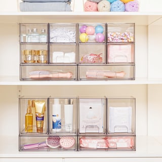 Foto 4 | Foto 4 | Organizador Storage Drawers Vtopmart De Plástico Transparente, Paquete De 4 Unidades, 7,6 H - Venta Internacional.