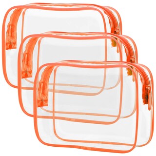 Foto 1 | Foto 1 | Bolsa De Maquillaje Transparente Packism, Bolsa De Aseo Aprobada Por La Tsa, Paquete De 3 - Venta Internacional.