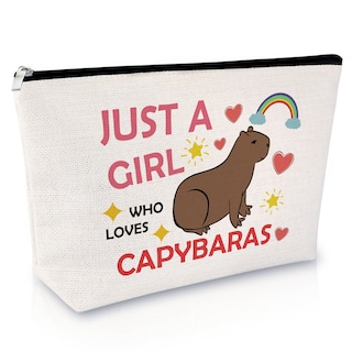 Foto 1 | Foto 1 | Bolsa De Maquillaje Sfodiary Capybara De Regalo Para Mujer, Bolsa De Cosméticos - Venta Internacional.