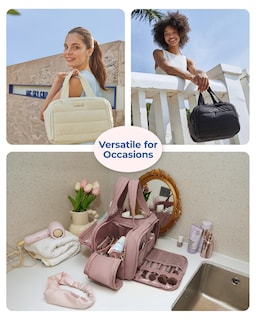 Foto 7 | Foto 7 | Neceser Bagsmart Travel Ligero Para Mujer Rosa - Venta Internacional.