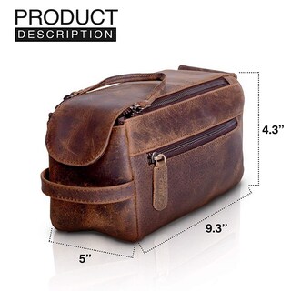 Foto 2 | Foto 2 | Neceser Komalc Premium De Piel De Búfalo Unisex De Viaje - Venta Internacional.