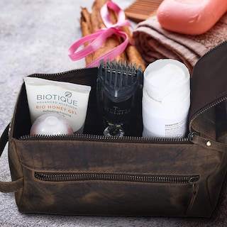 Foto 4 | Foto 4 | Neceser Komalc Premium De Piel De Búfalo Unisex De Viaje - Venta Internacional.