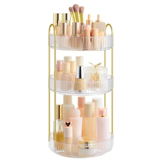 Foto 1 | Foto 1 | Organizador De Maquillaje Songmics De 3 Niveles, Redondo, Giratorio, Transparente - Venta Internacional.