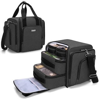 Foto 1 | Foto 1 | Bolsa De Cosméticos Bafaso Travel Makeup Con 4 Bolsas Extraíbles, Color Negro - Venta Internacional.