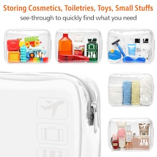 Foto 5 | Foto 5 | Bolsa de Maquillaje Transparente Packism 5 Piezas - Venta Internacional