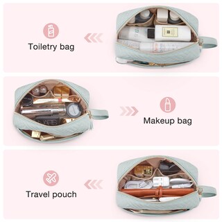 Foto 5 | Foto 5 | Bolsa De Maquillaje Bagsmart Para Cosméticos, Artículos De Tocador De Viaje, Color Azul Claro - Venta Internacional.