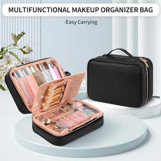 Foto 5 | Foto 5 | Bolsa De Maquillaje Ocheal De Gran Capacidad Impermeable Con Compartimento Para Brochas - Venta Internacional.