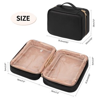 Foto 6 | Foto 6 | Bolsa De Maquillaje Ocheal De Gran Capacidad Impermeable Con Compartimento Para Brochas - Venta Internacional.