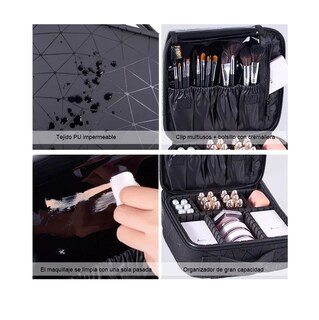 Foto 4 | Foto 4 | Neceser Maletin Lab.g Cosmetiquera De Mujer, Plateado