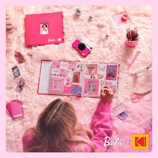 Foto 6 | Foto 6 | Álbum De Fotos Kodak X Barbie, 20 X 20 Cm, Color Rosa, Para Zink - Venta Internacional.