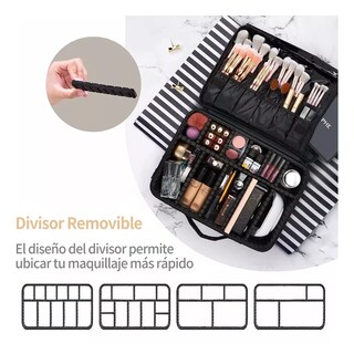 Foto 4 | Foto 4 | Estuche De Maquillaje Belug Para Viaje Negro