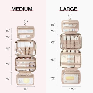 Foto 3 | Foto 3 | Neceser Bagsmart Organizador De Maquillaje Colgante Para Viajes, Tamaño Grande - Venta Internacional.