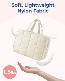 Foto 3 | Foto 3 | Neceser Bagsmart Travel Con Organizador De Joyas, Color Beige - Venta Internacional.
