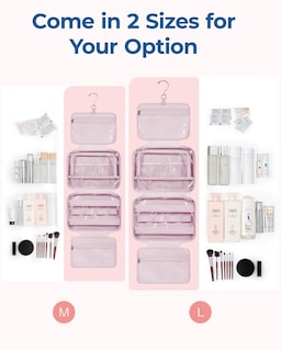 Foto 3 | Foto 3 | Neceser Bagsmart Travel Con Organizador De Joyas Pink-m - Venta Internacional.