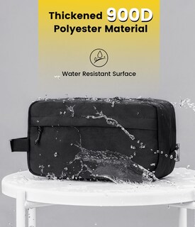 Foto 6 | Foto 6 | Neceser De Viaje Vorspack Para Hombre Resistente Al Agua, Color Negro - Venta Internacional.