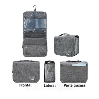 Foto 3 | Foto 3 | Bolso Organizador De Maquillaje Belug Para Viaje Gris