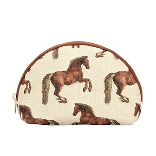 Foto 1 | Foto 1 | Bolsa De Cosméticos Con Estampado, Tapicería, Bolsa De Maquillaje, Diseño De Caballos Corriendo - Venta Internacional.