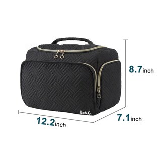 Foto 4 | Foto 4 | Cosmetiquera Neceser Lab.g Organizador De Viaje Portátil Bolsas Negro