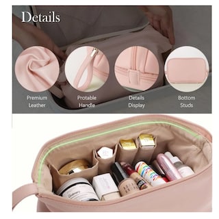 Foto 4 | Foto 4 | Neceser Cosmetiquera Profesional Maquilla Impermeable Belug, Rosa