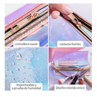 Foto 2 | Foto 2 | Neceser Cosmetiquera Bolsa 3pcs Kit De Viaje Portátil Mujer Belug, Tornazol